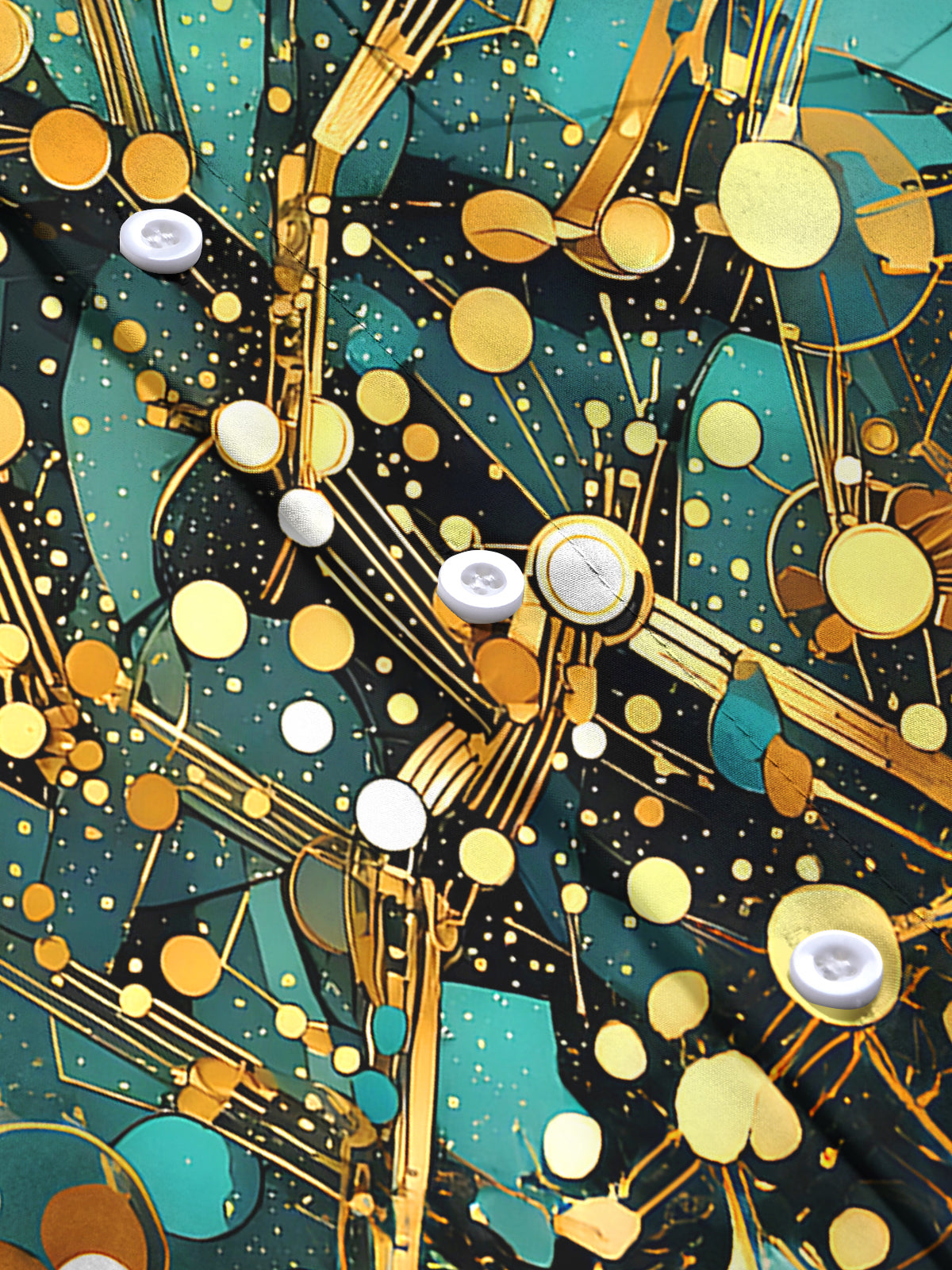 Geometry Men's Pocket Long Sleeve Shirts