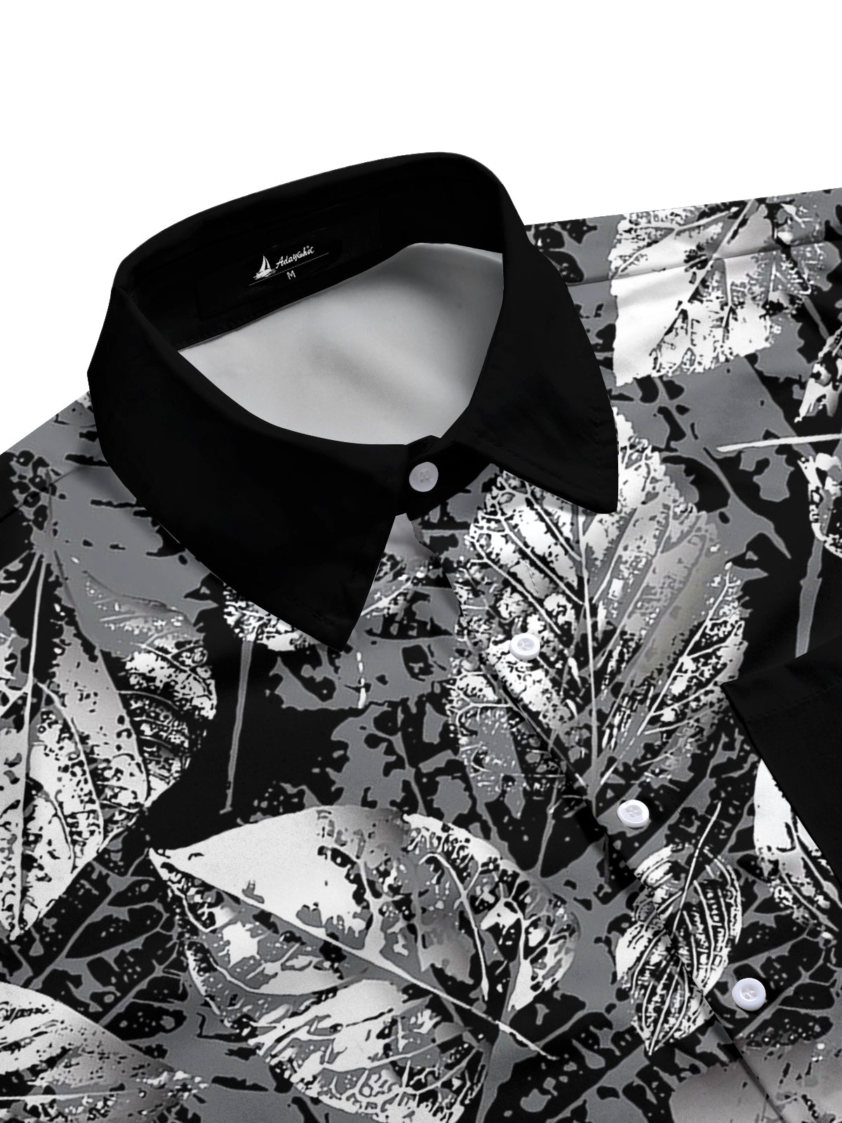 Hawaiian Leaf Men's Pocket Short Sleeve Shirts