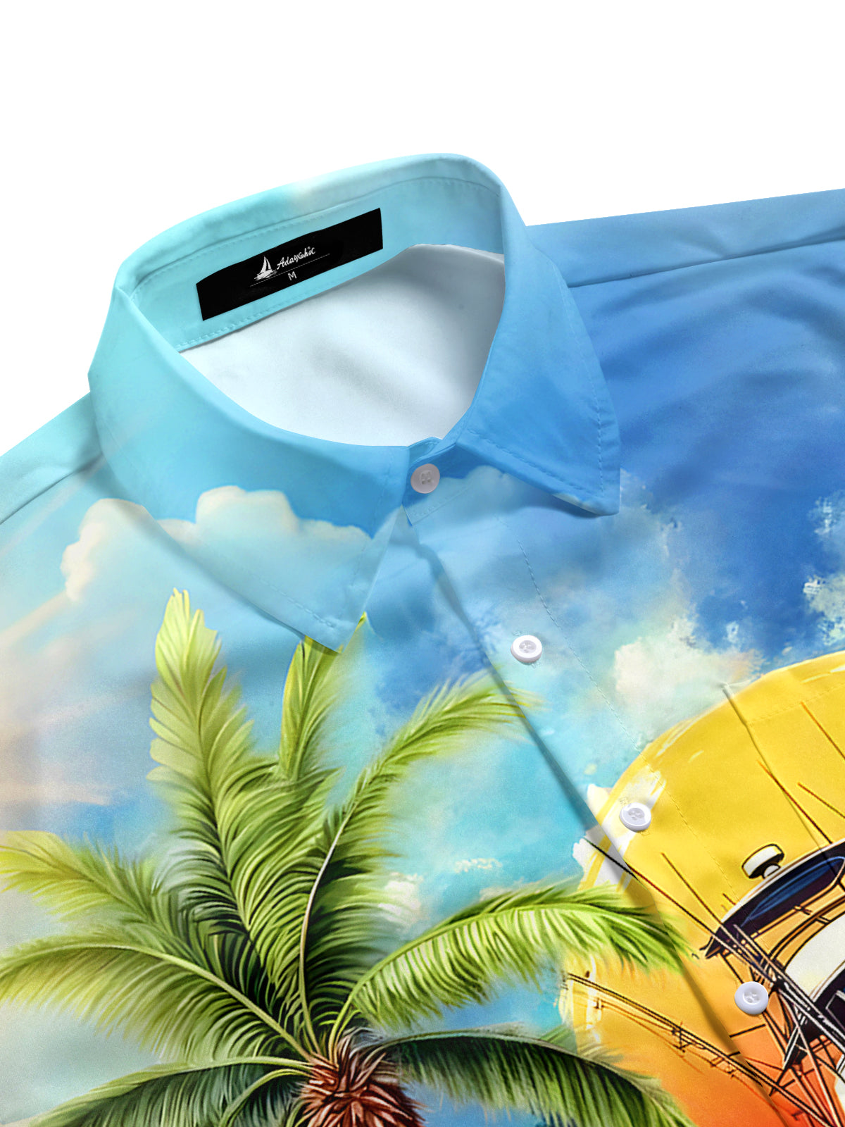 Hawaiian Yacht Men's Pocket Short Sleeve Shirts