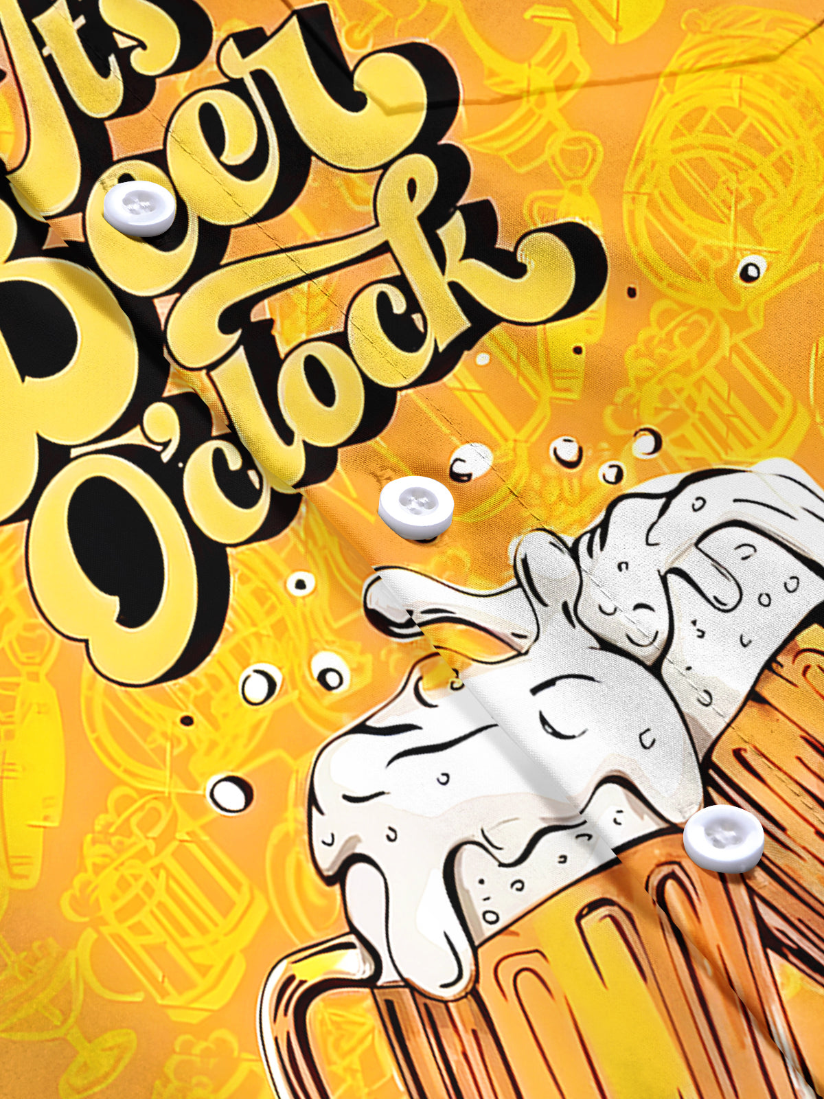 Hawaiian Beer Men's Pocket Short Sleeve Shirts