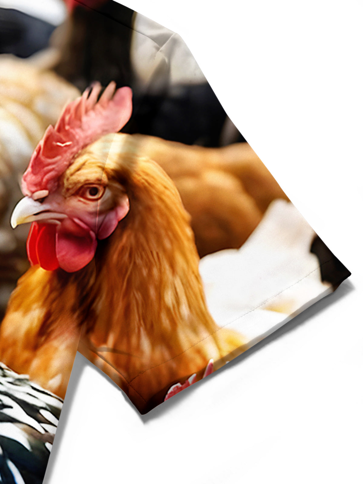 Chicken Men's Pocket Short Sleeve Shirts