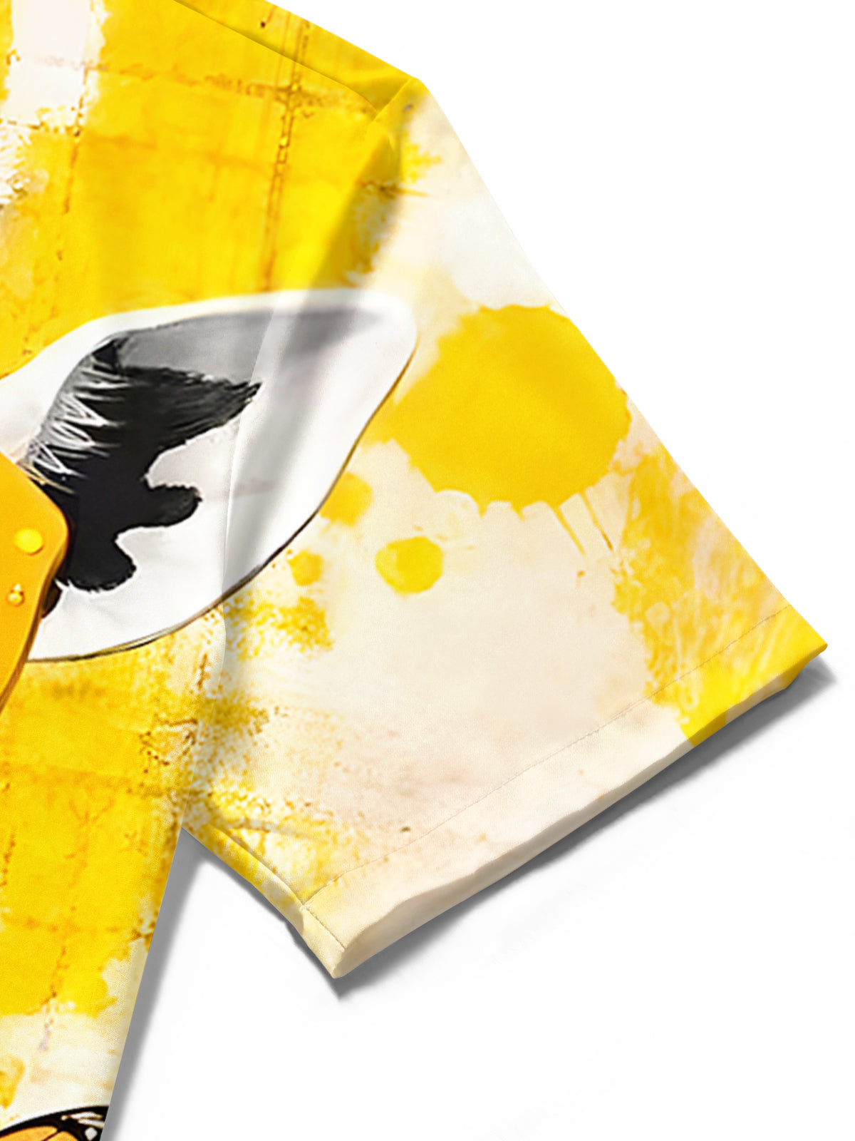 Hawaiian Giraffe Men's Pocket Short Sleeve Shirts