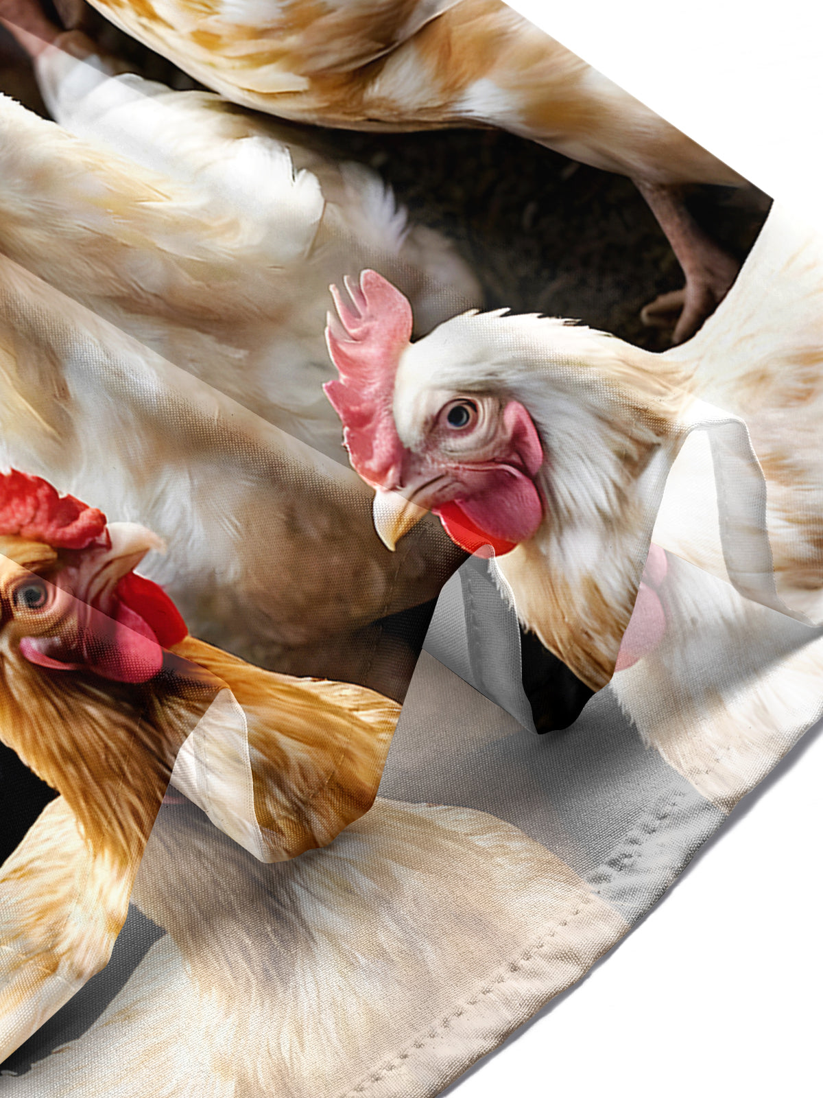 Chicken Men's Pocket Short Sleeve Shirts