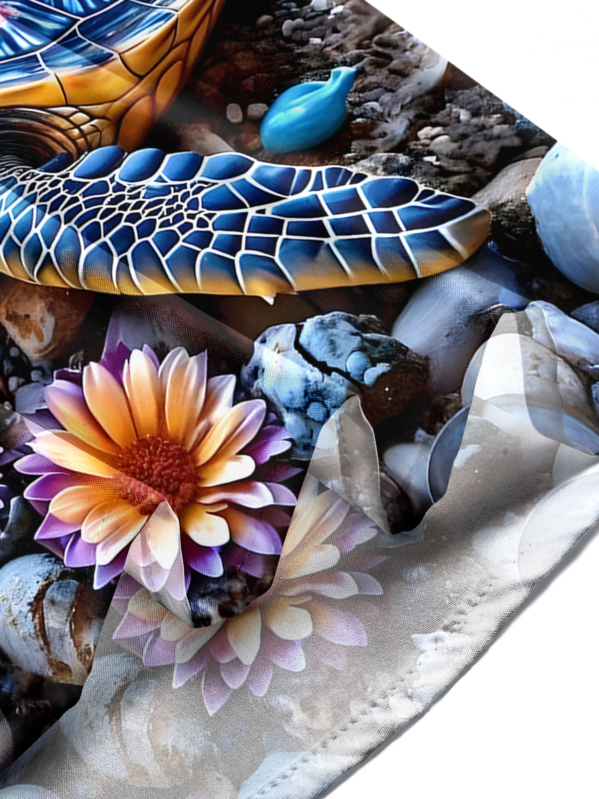 Hawaiian Lighthouse Turtle Men's Pocket Short Sleeve Shirts