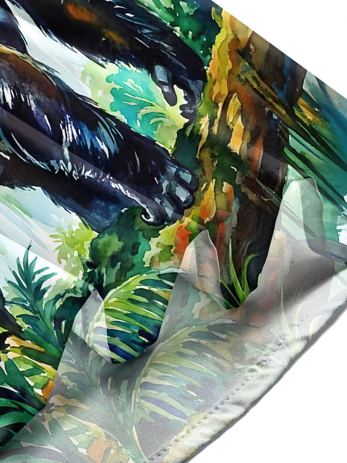 Chimpanzee Forest Men's Pocket Short Sleeve Shirts