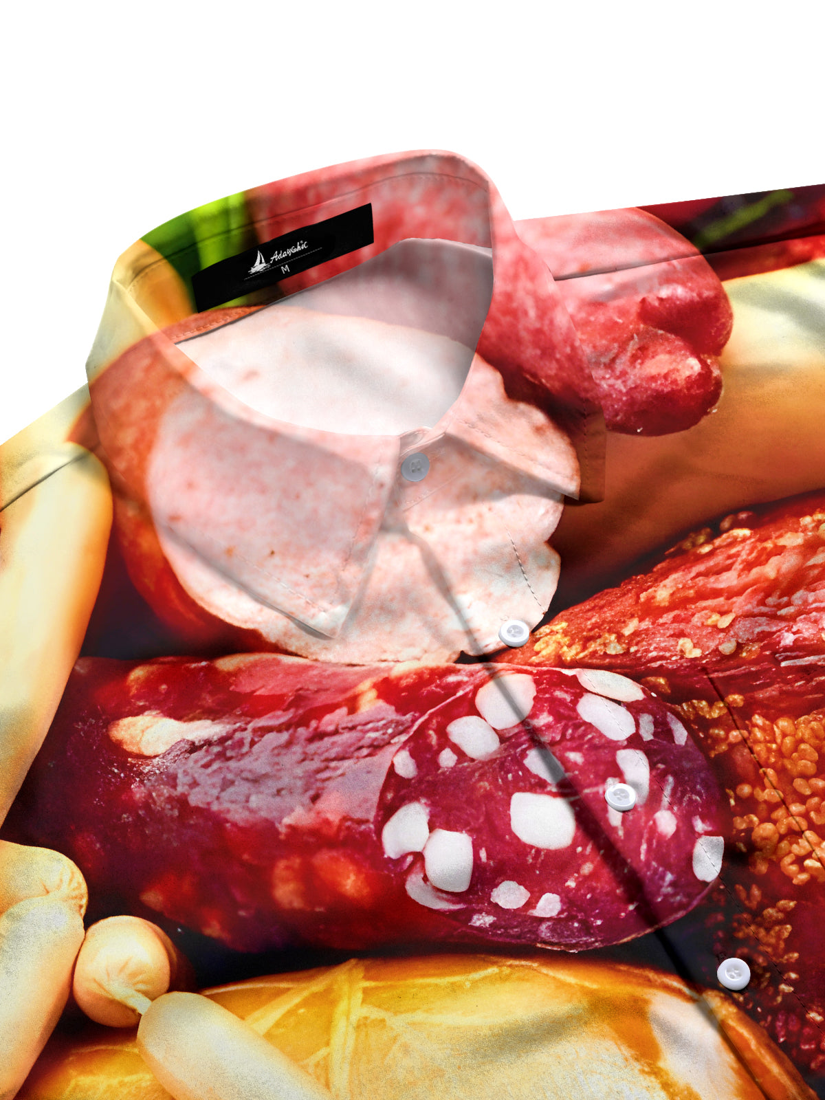 Food Men's Pocket Short Sleeve Shirts