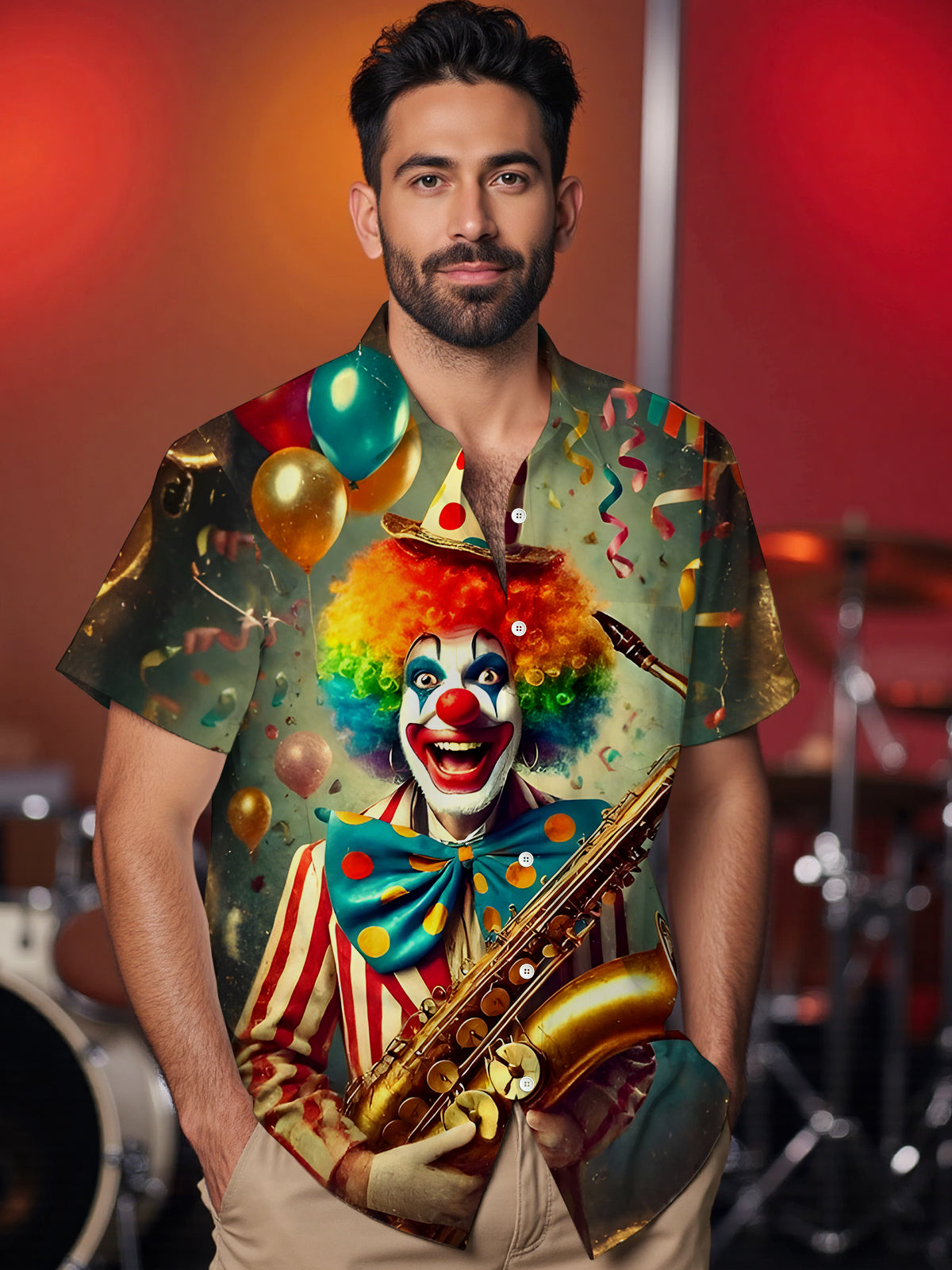 Joker Men's Pocket Short Sleeve Shirts