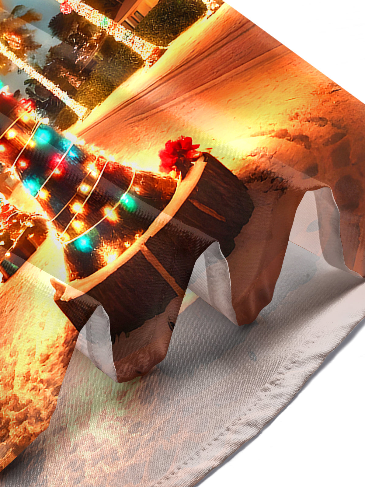 Christmas Coconut Tree Men's Pocket Short Sleeve Shirts