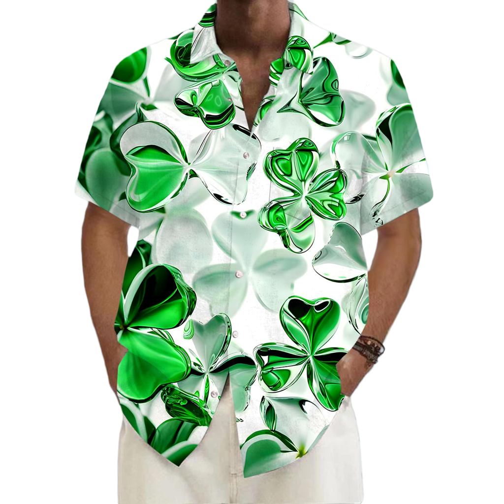 Leaf Men's Pocket Short Sleeve Shirts