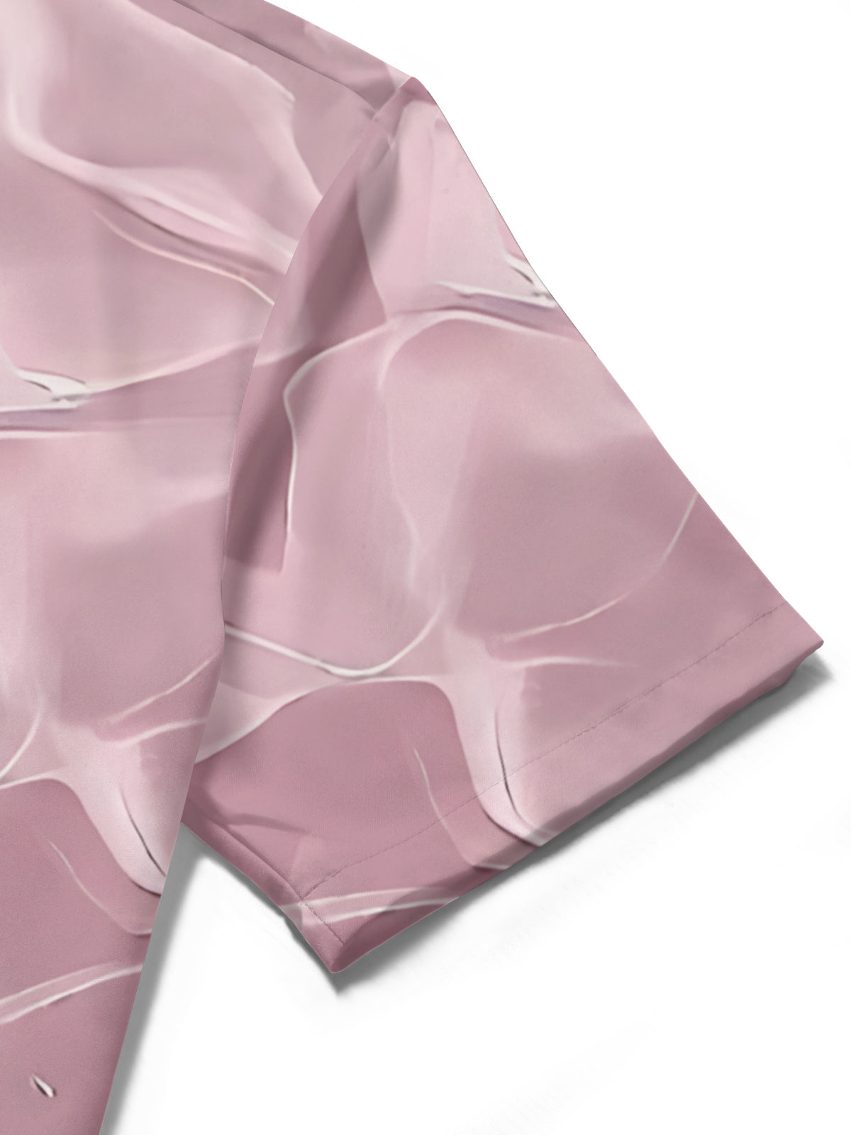 Gradient Print Short Sleeve Men's Shirts With Pocket