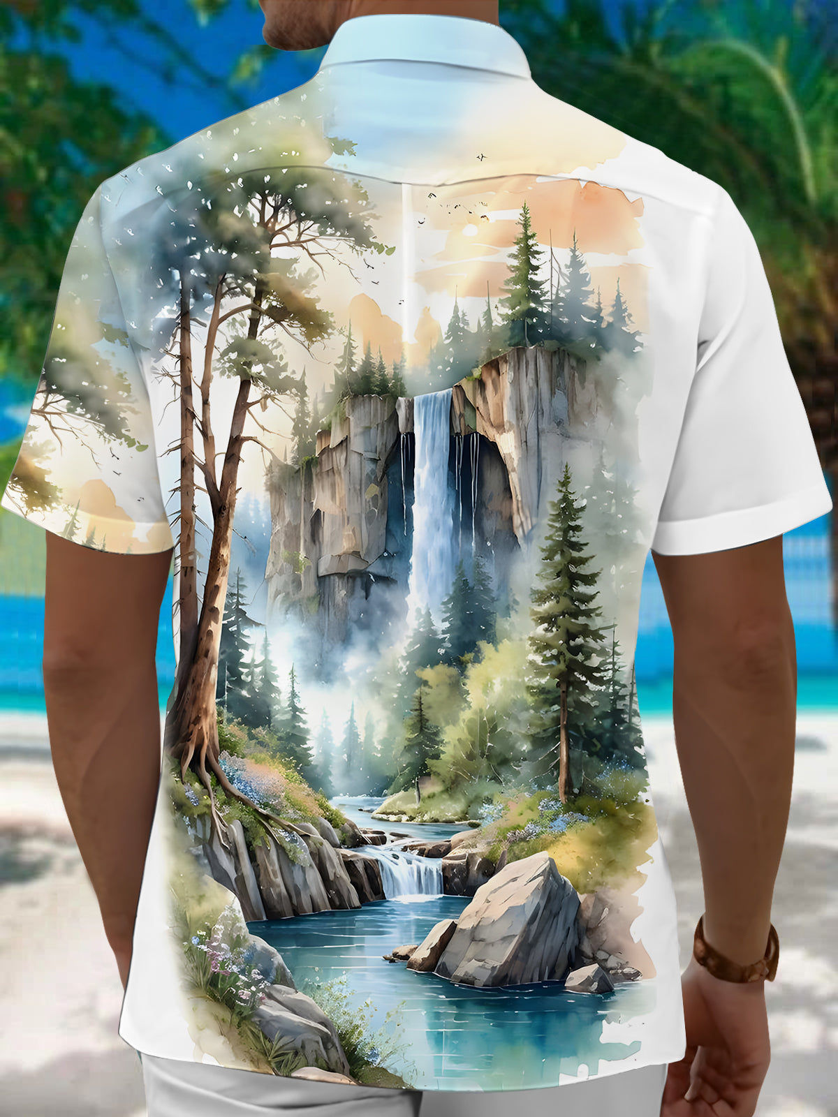 Mountain Men's Pocket Short Sleeve Shirts