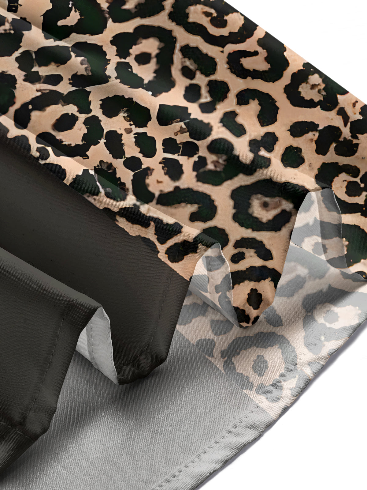 Leopard Print Men's Pocket Short Sleeve Shirts