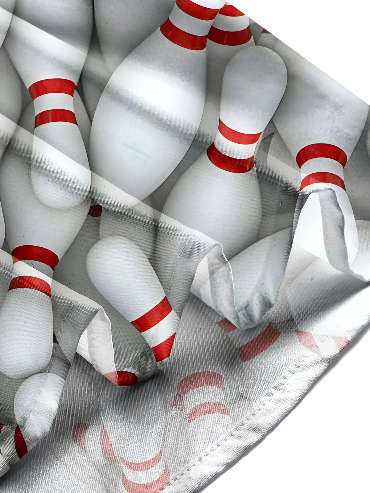 Bowling Print Men's Pocket Short Sleeve Shirts