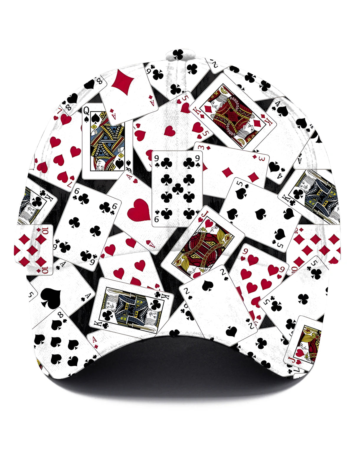 Poker Print Men's Pocket Short Sleeve Shirts