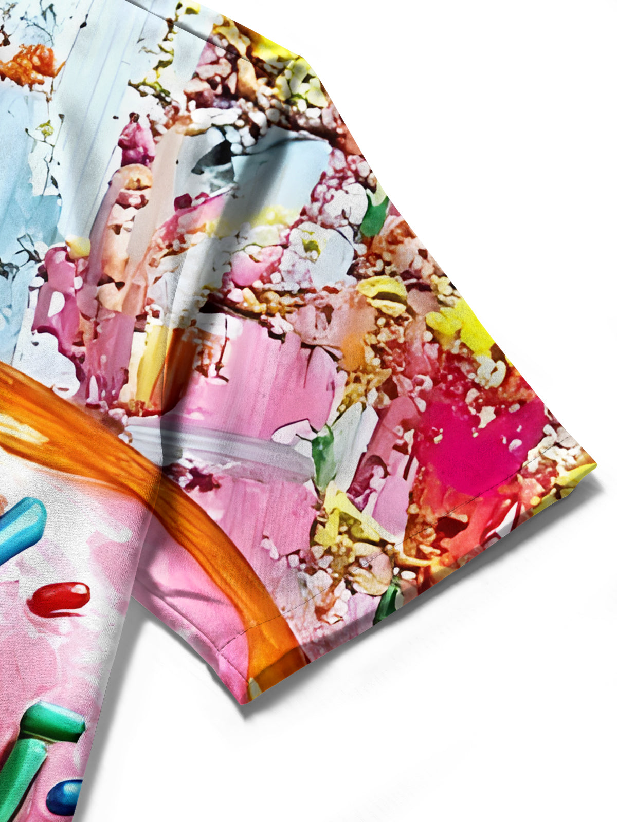 Donut Men's Pocket Short Sleeve Shirts