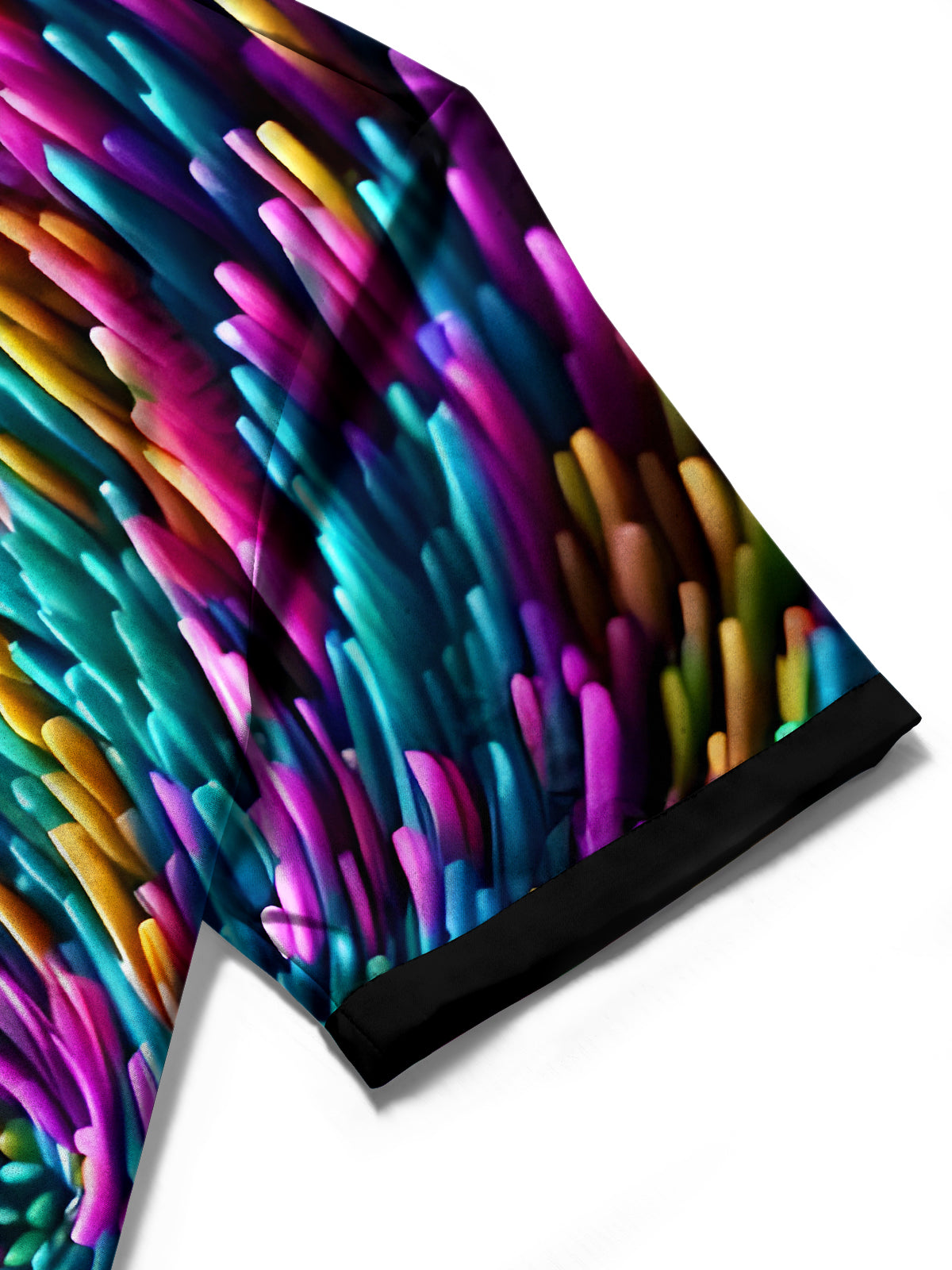 Tie Dye Men's Pocket Short Sleeve Shirts