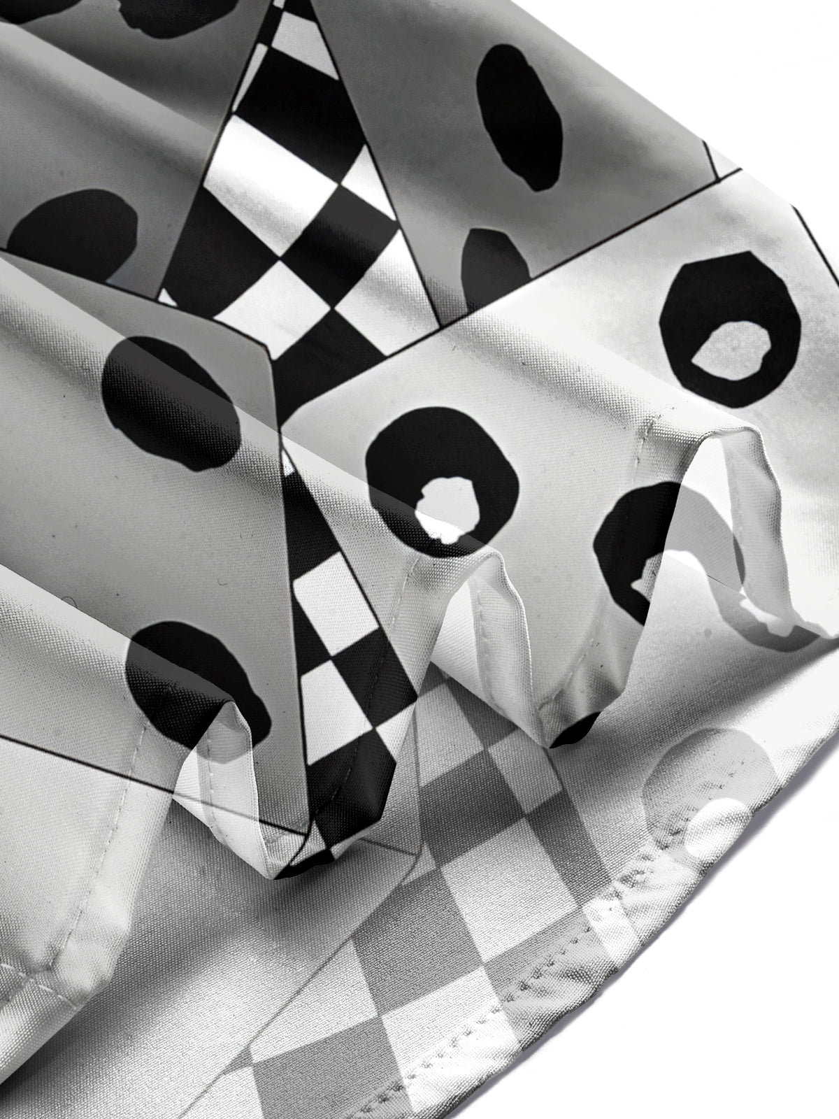 Dice Print Men's Pocket Short Sleeve Shirts