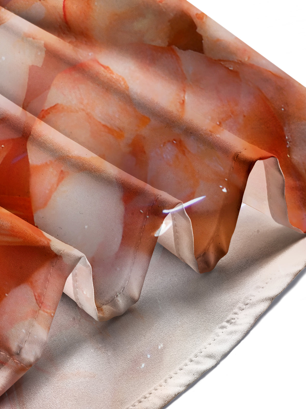 Shrimp Print Men's Pocket Short Sleeve Shirts