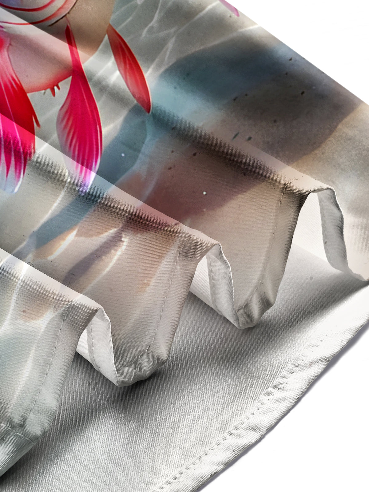 Ocean Fish Print Men's Pocket Short Sleeve Shirts