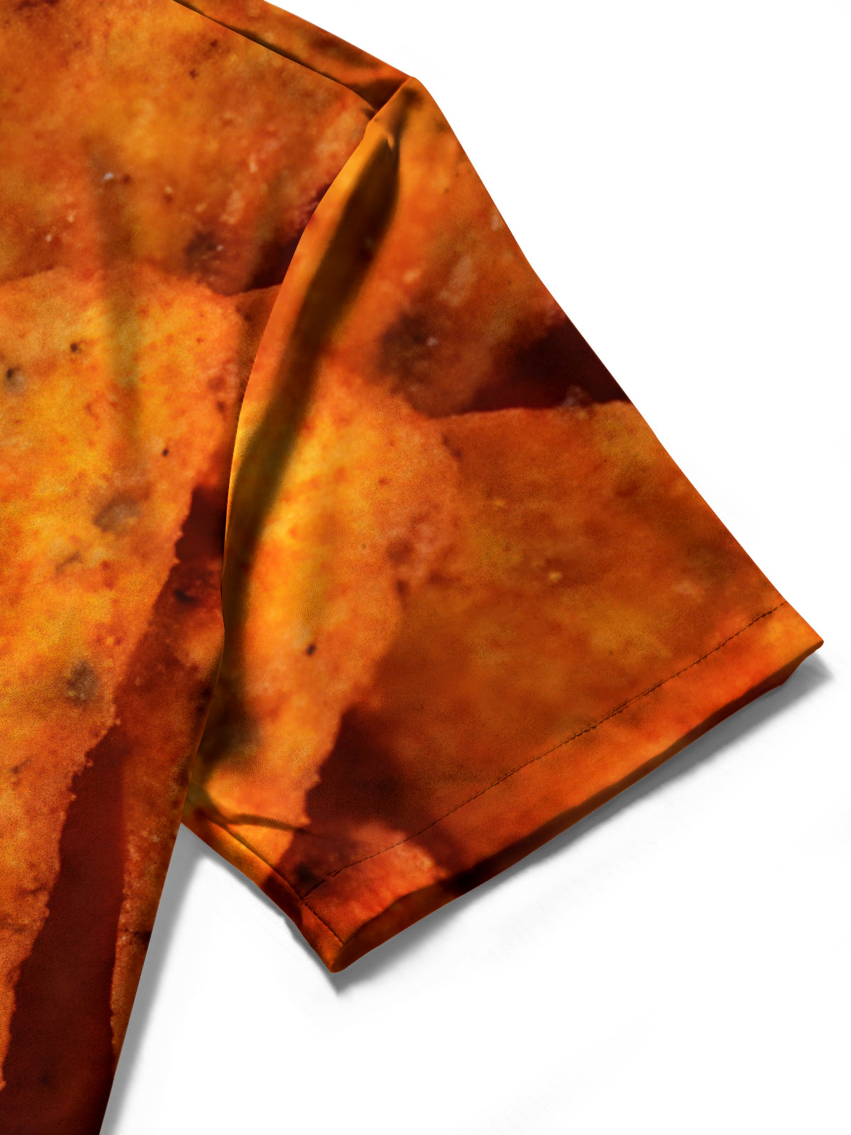 Potato Chips Print Men's Pocket Short Sleeve Shirts