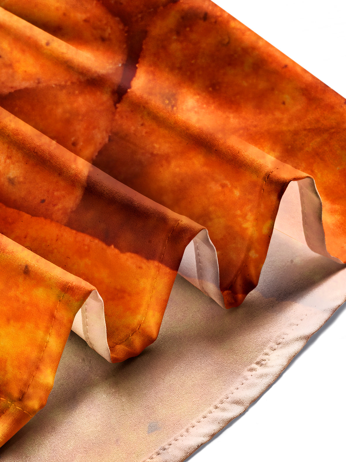 Potato Chips Print Men's Pocket Short Sleeve Shirts