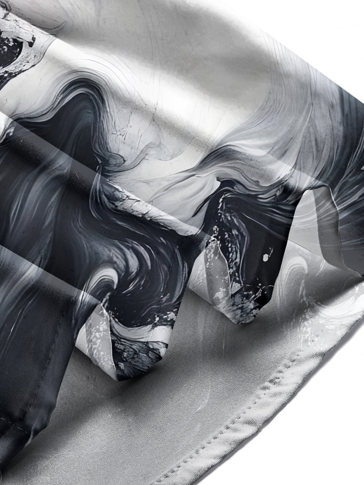 Abstract Gradient Print Men's Pocket Short Sleeve Shirts