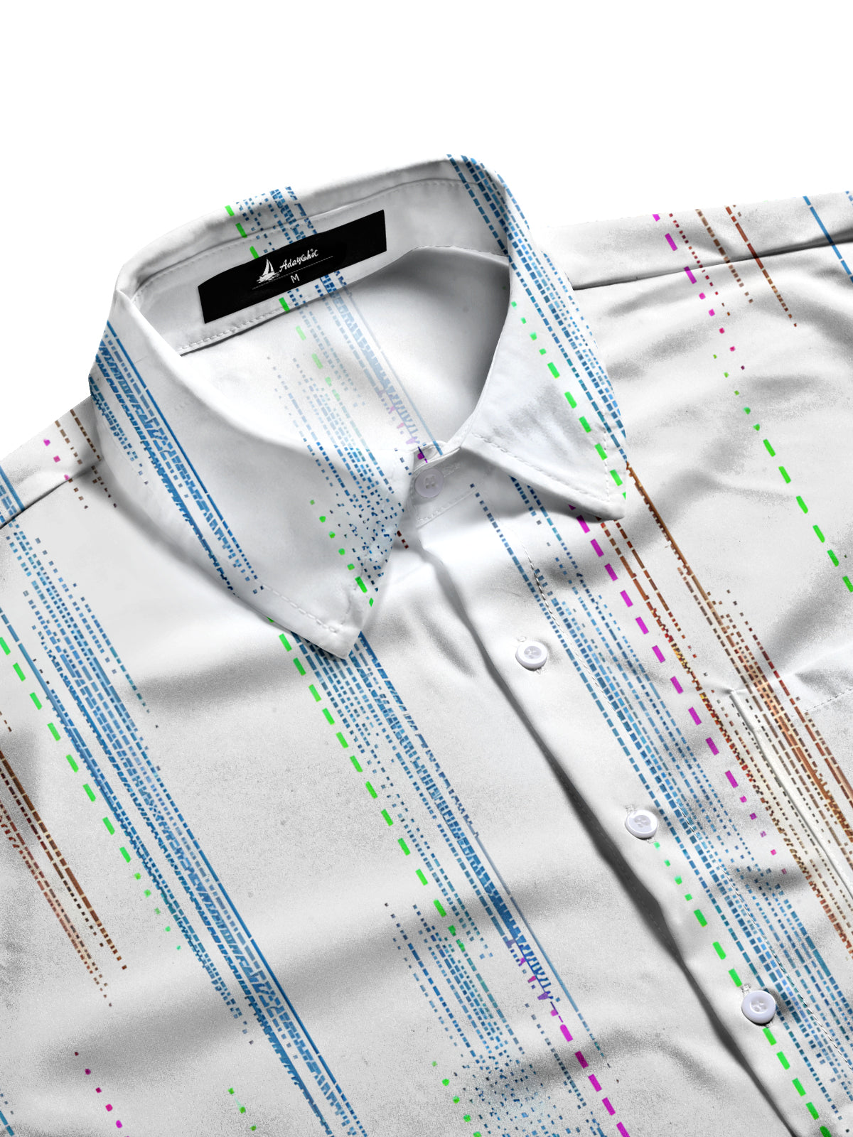 Coconut Tree Men's Pocket Short Sleeve Shirts