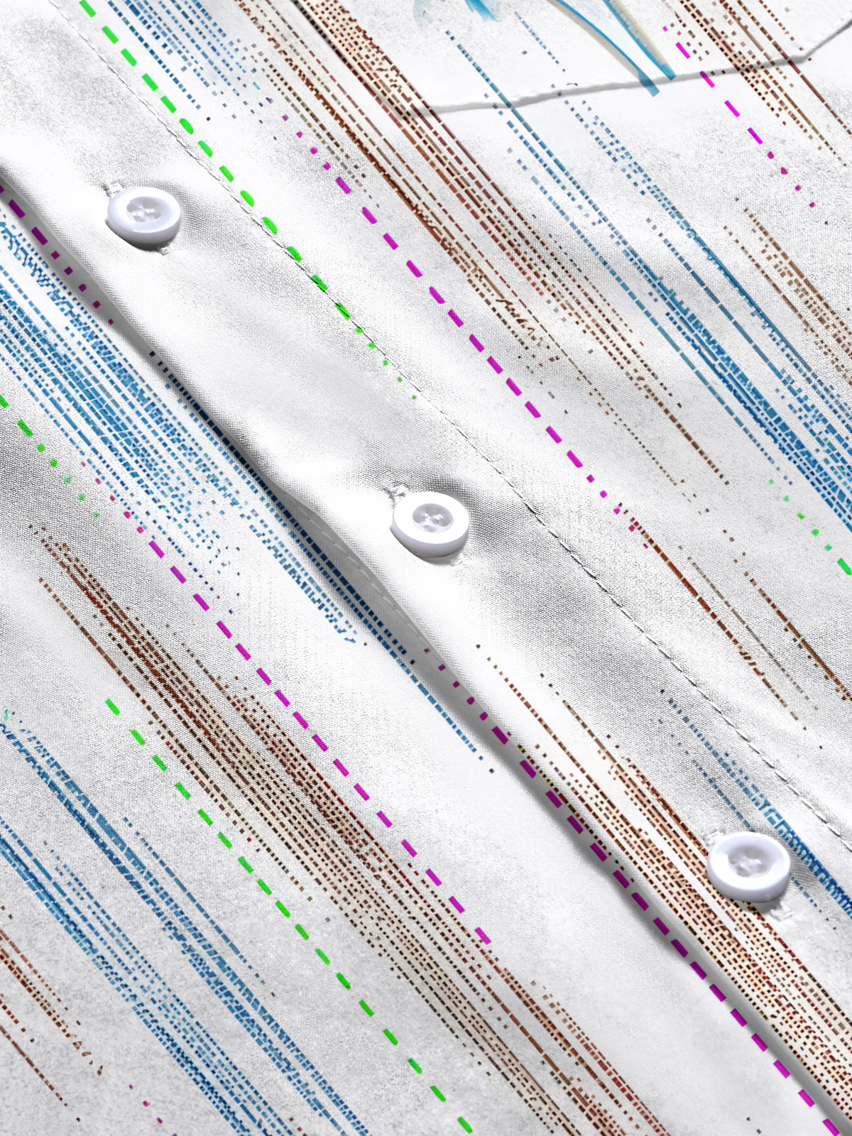 Coconut Tree Men's Pocket Short Sleeve Shirts