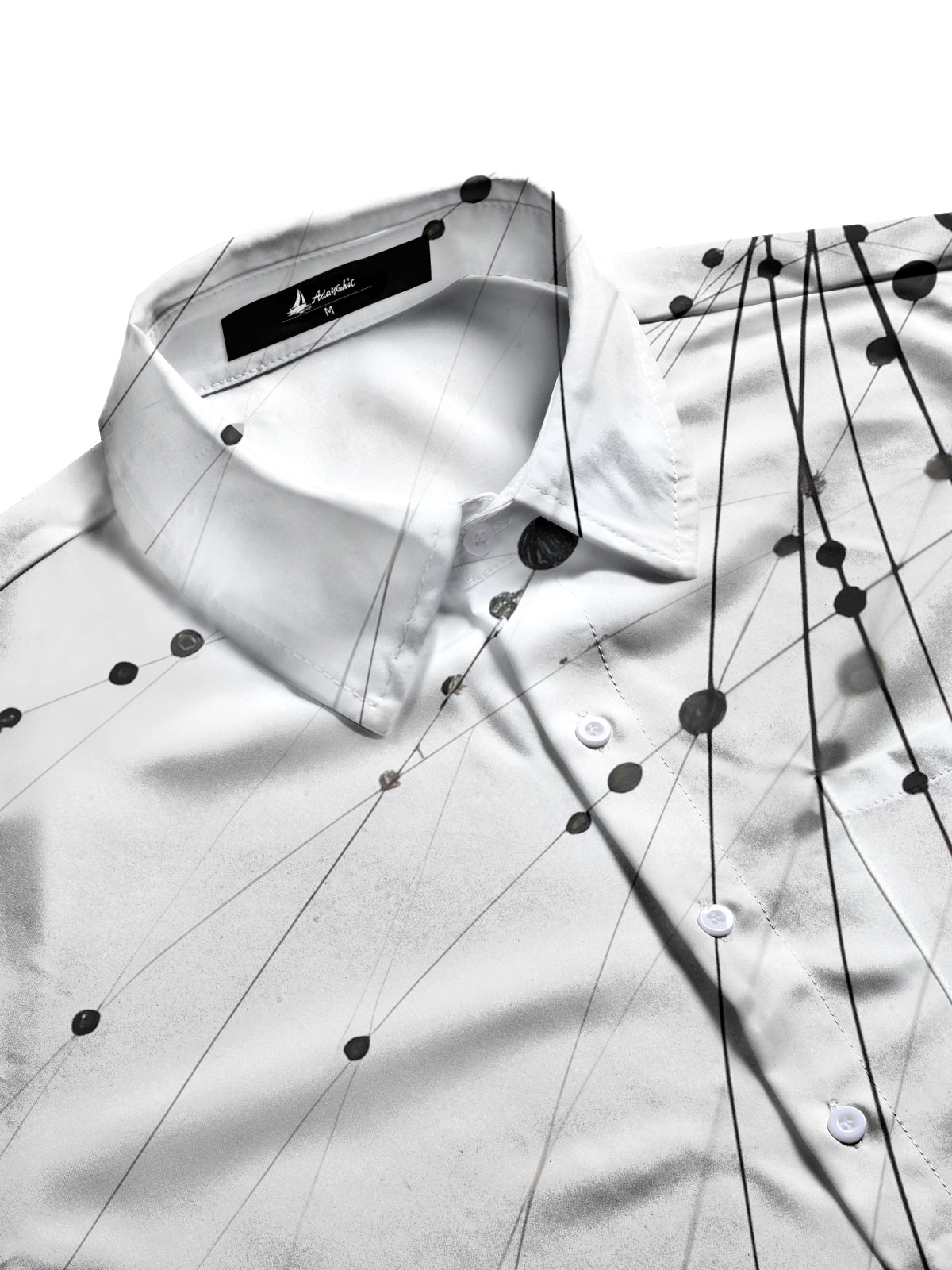 Geometry Men's Pocket Short Sleeve Shirts