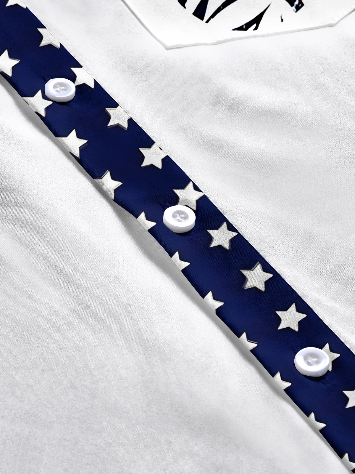 Independence Day Men's Pocket Short Sleeve Shirts