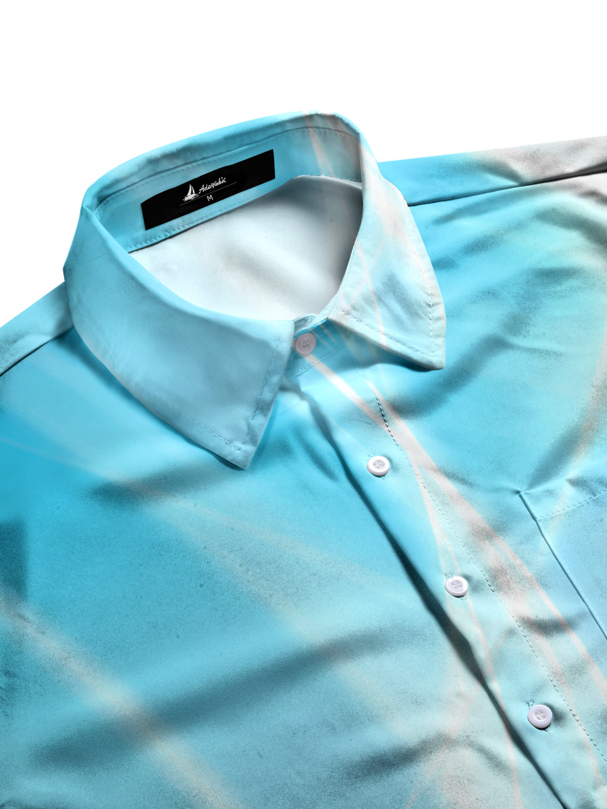 Abstract Men's Pocket Short Sleeve Shirts