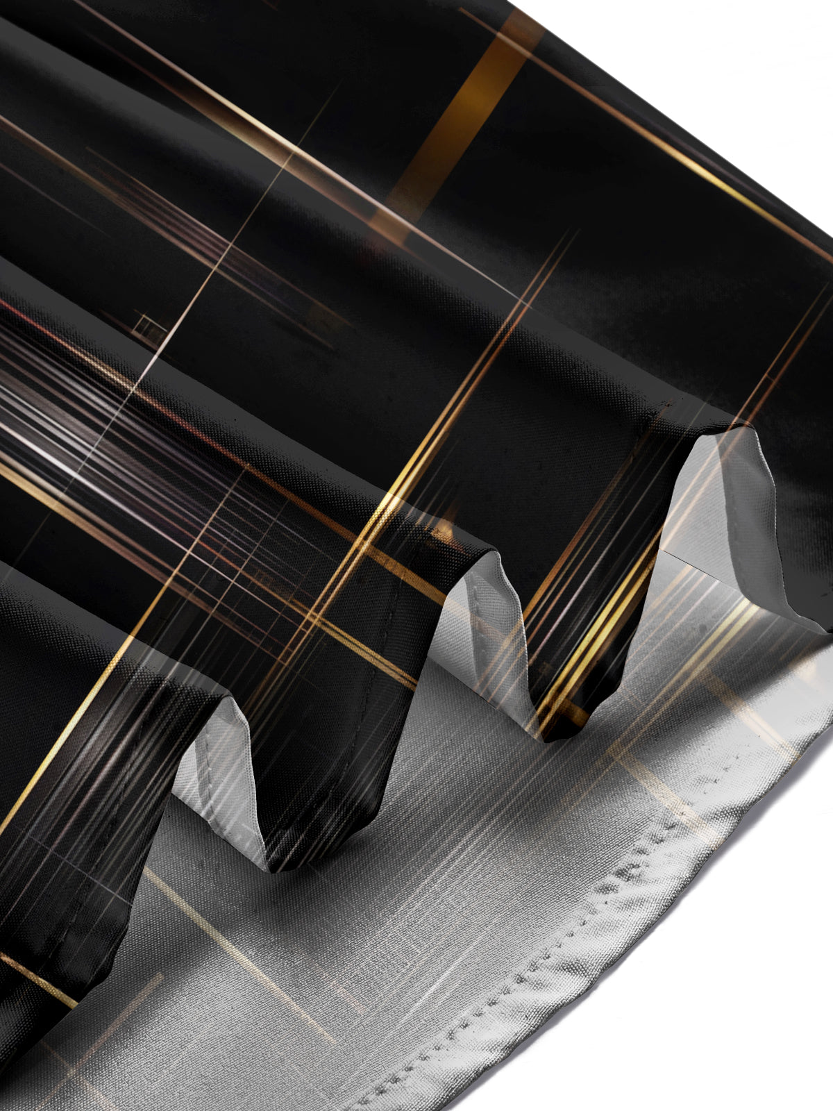 Geometric Plaid Print Men's Pocket Short Sleeve Shirts