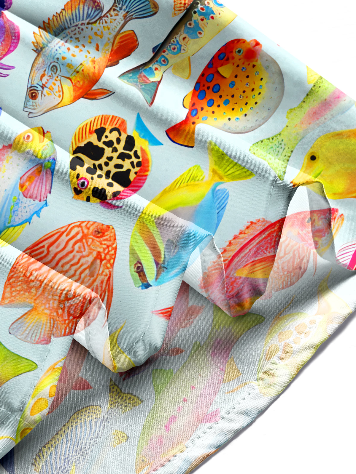 Hawaiian Fish Men's Pocket Short Sleeve Shirts