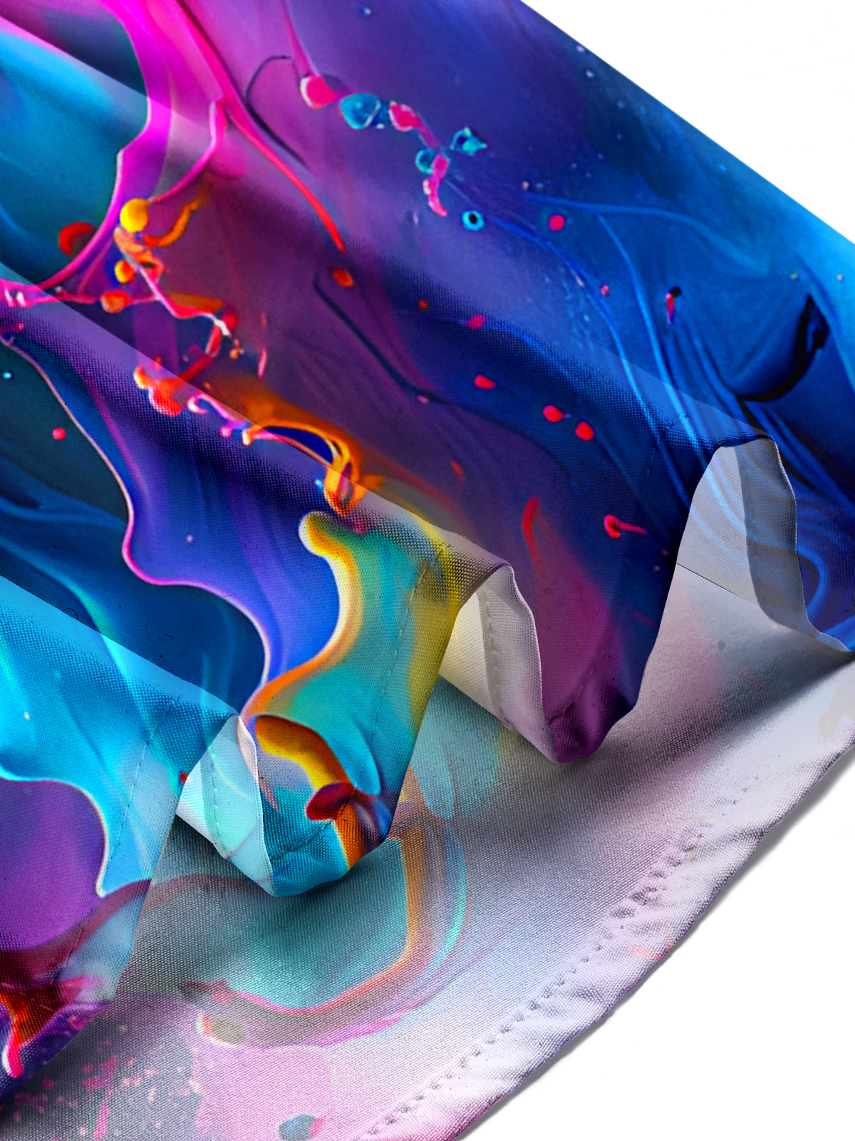 Tie Dye Men's Pocket Short Sleeve Shirts