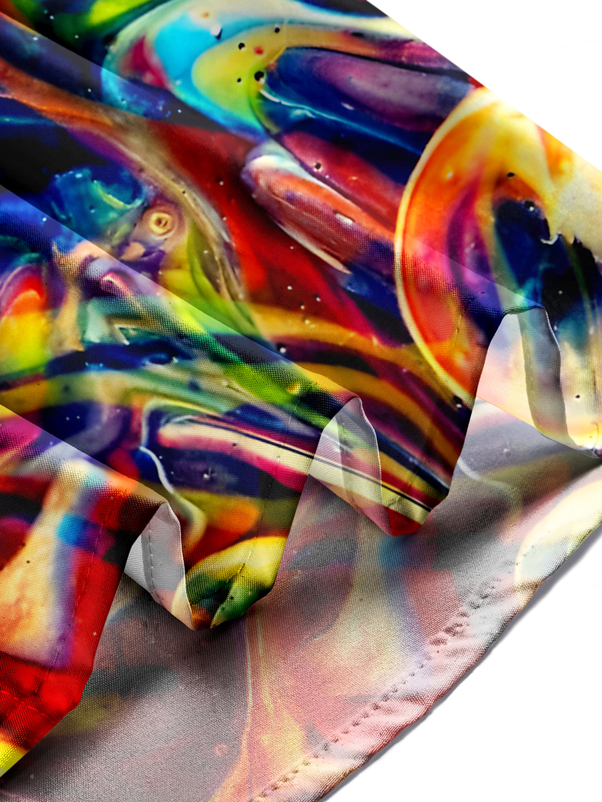 Tie Dye Men's Pocket Short Sleeve Shirts