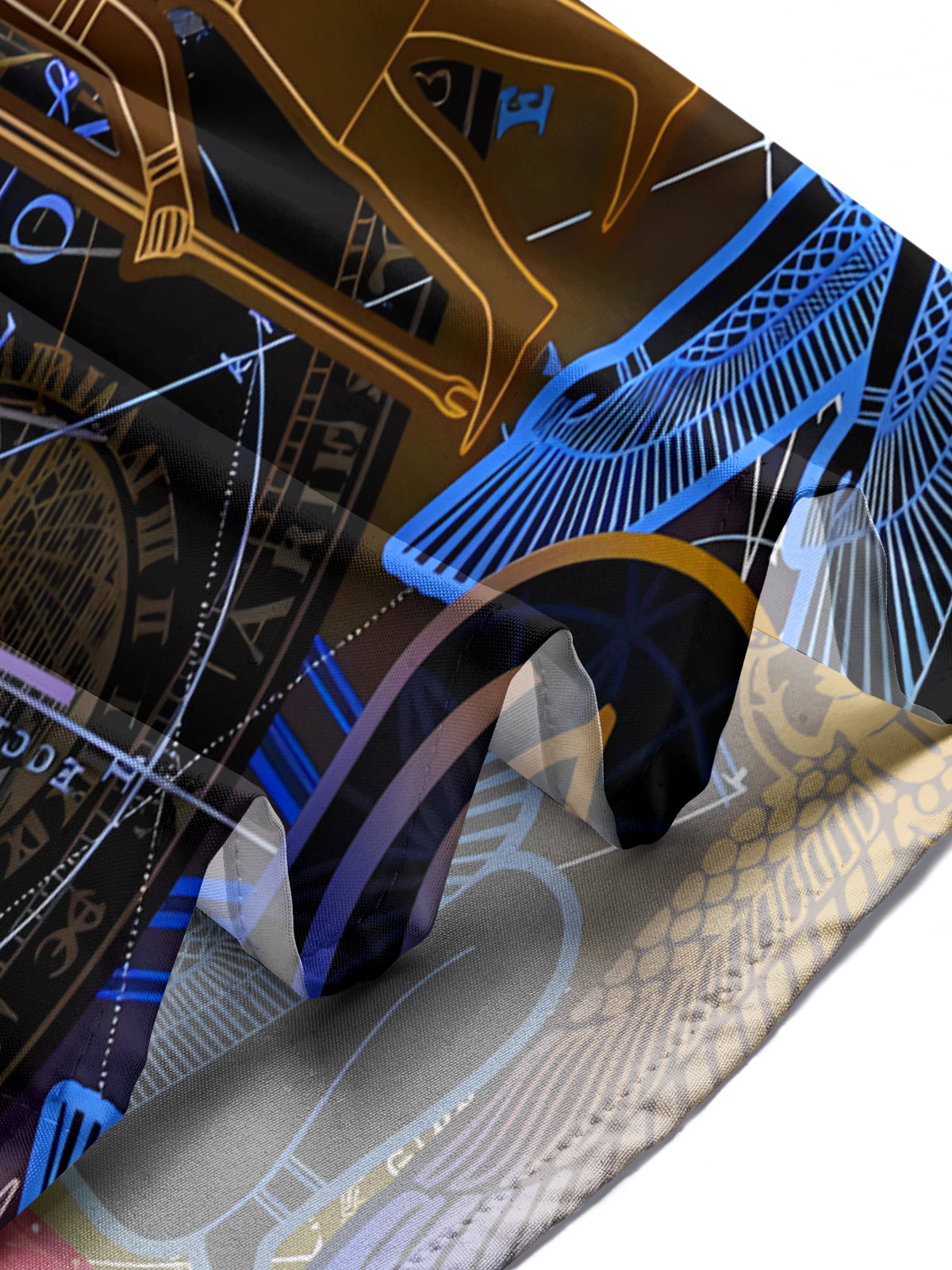 Art Print Men's Pocket Short Sleeve Shirts