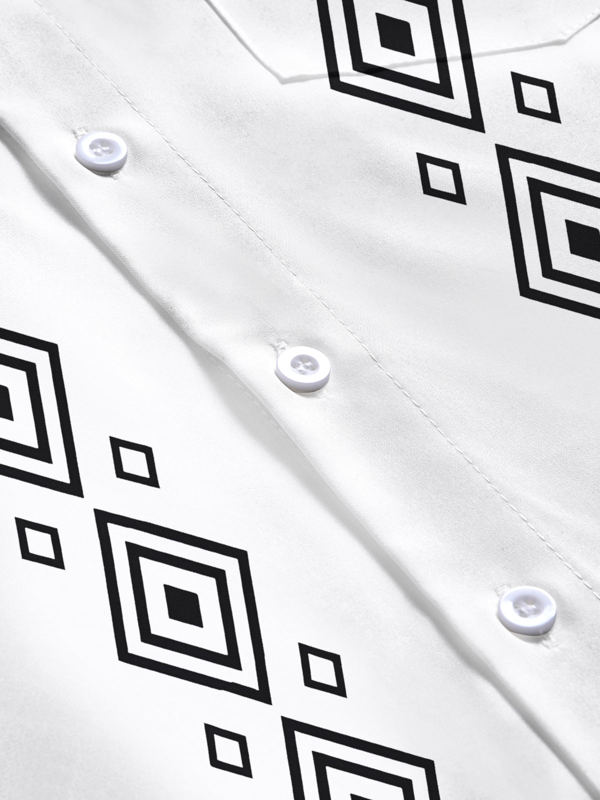 Geometry Men's Pocket Short Sleeve Shirts