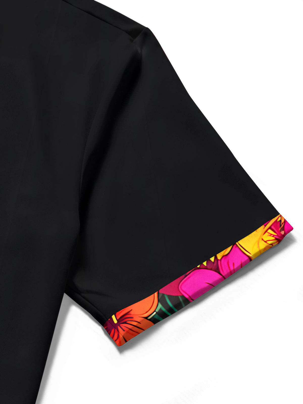 Floral Men's Pocket Short Sleeve Shirts