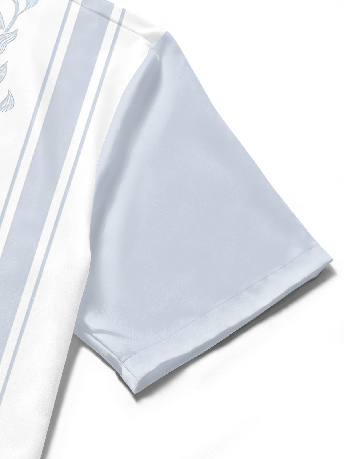 Plant Print Men's Pocket Short Sleeve Shirts