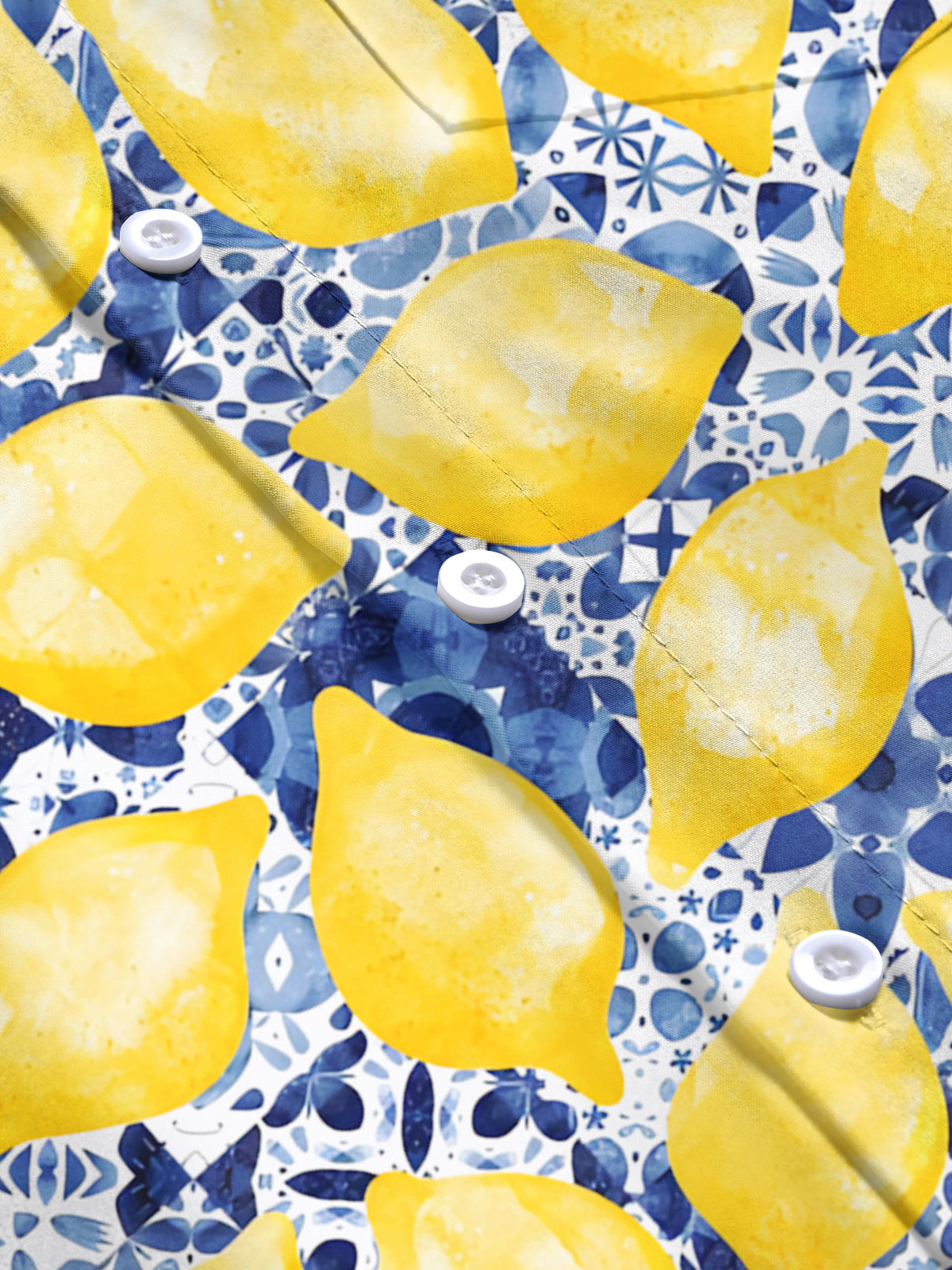 Lemon Men's Pocket Short Sleeve Shirts