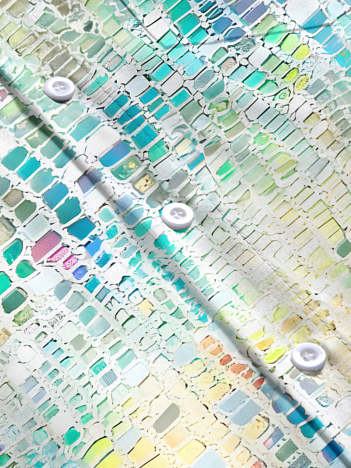 Geometry Men's Pocket Short Sleeve Shirts