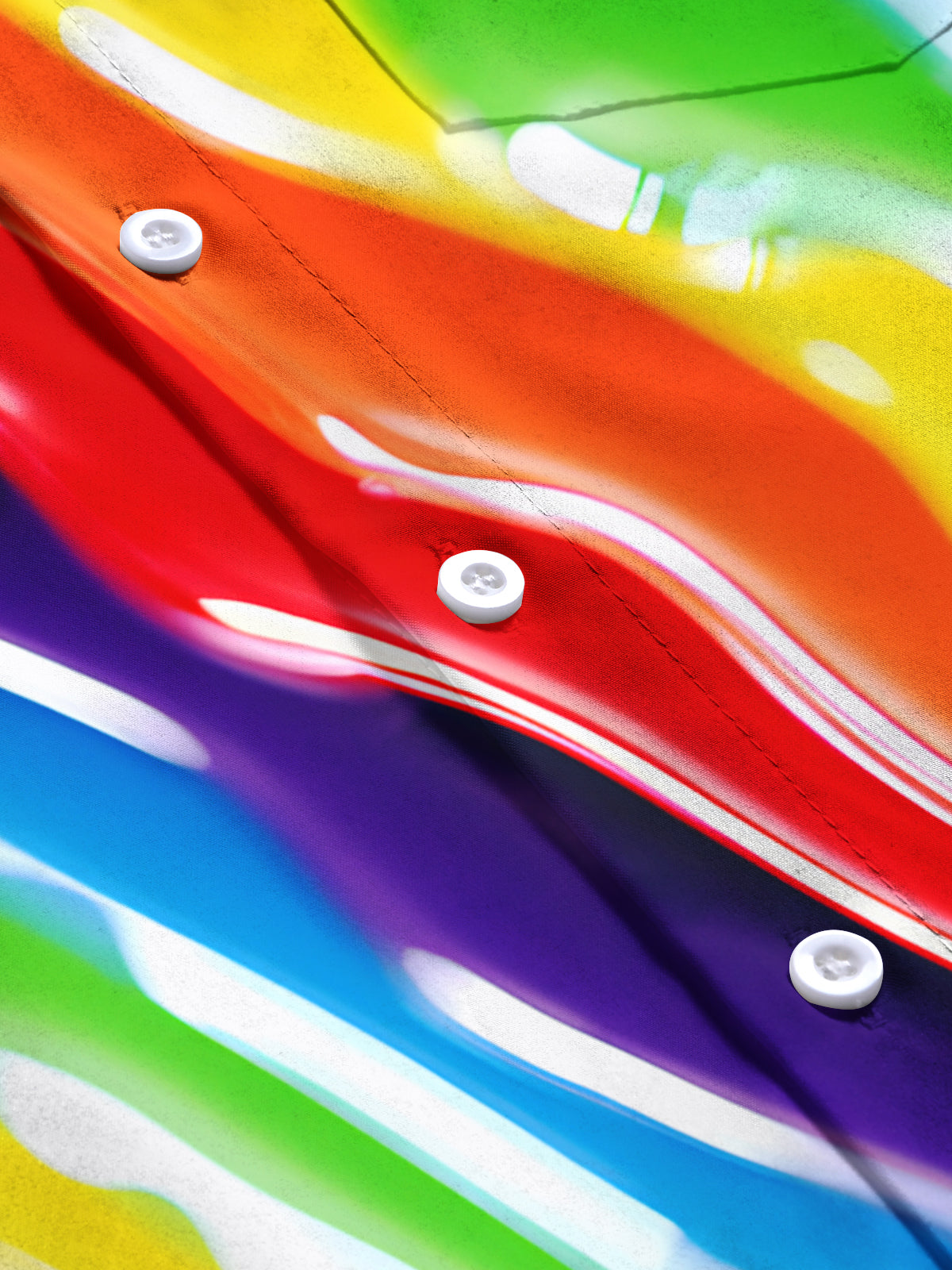 Tie Dye Men's Pocket Short Sleeve Shirts