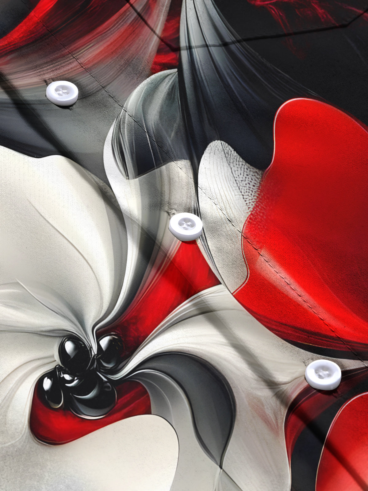 Floral Print Men's Pocket Short Sleeve Shirts