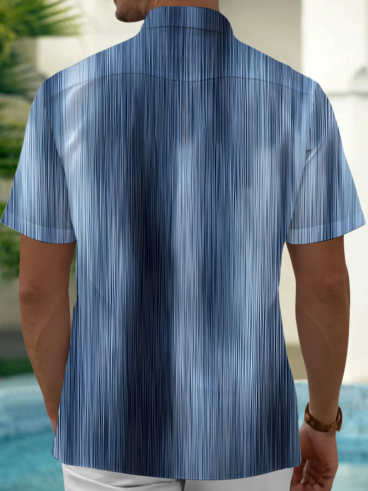 Geometry Men's Pocket Short Sleeve Shirts