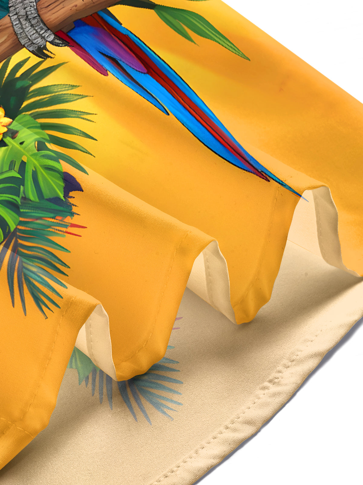 Hawaiian Parrot Men's Pocket Short Sleeve Shirts