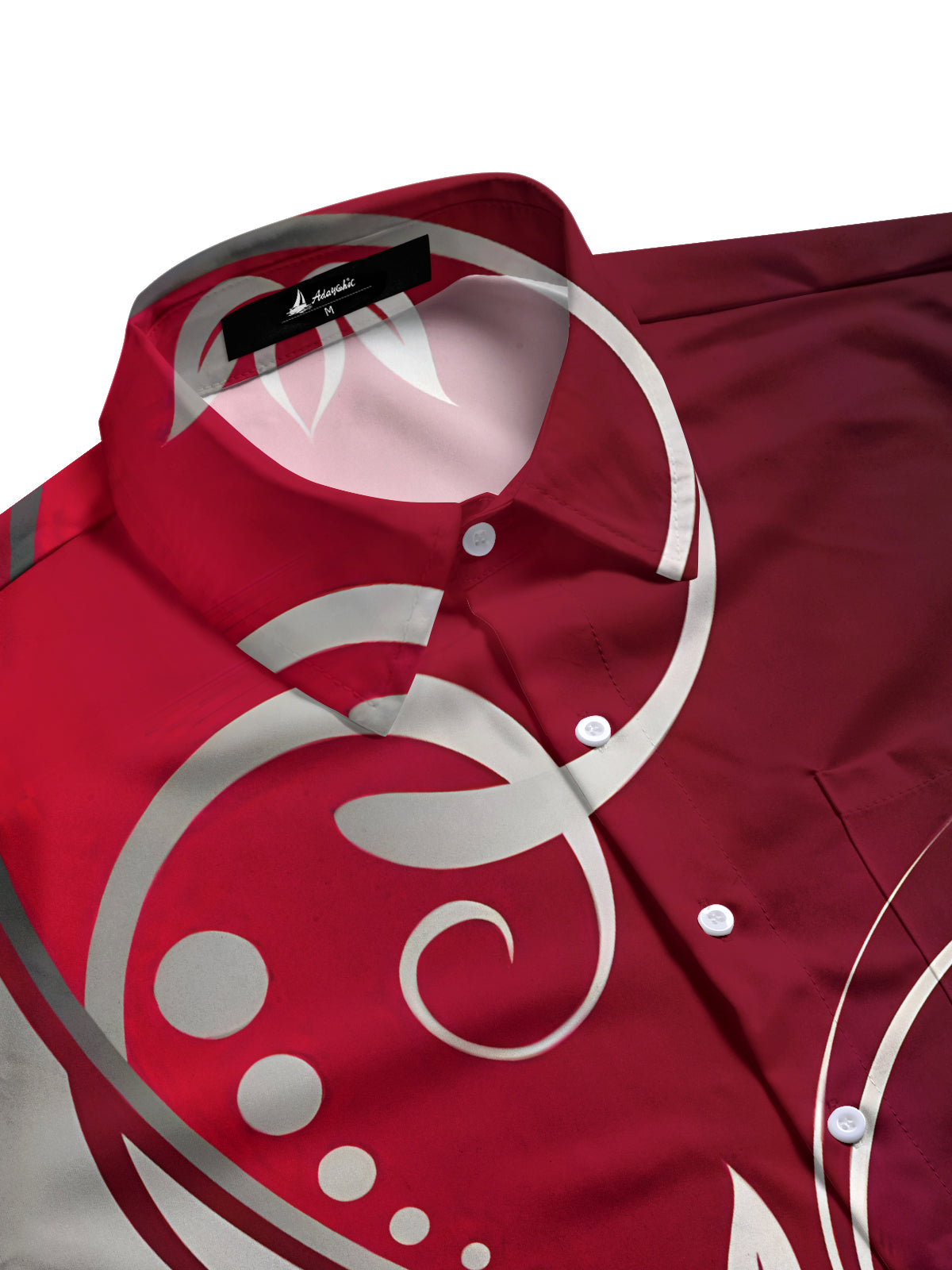 Floral Men's Pocket Short Sleeve Shirts