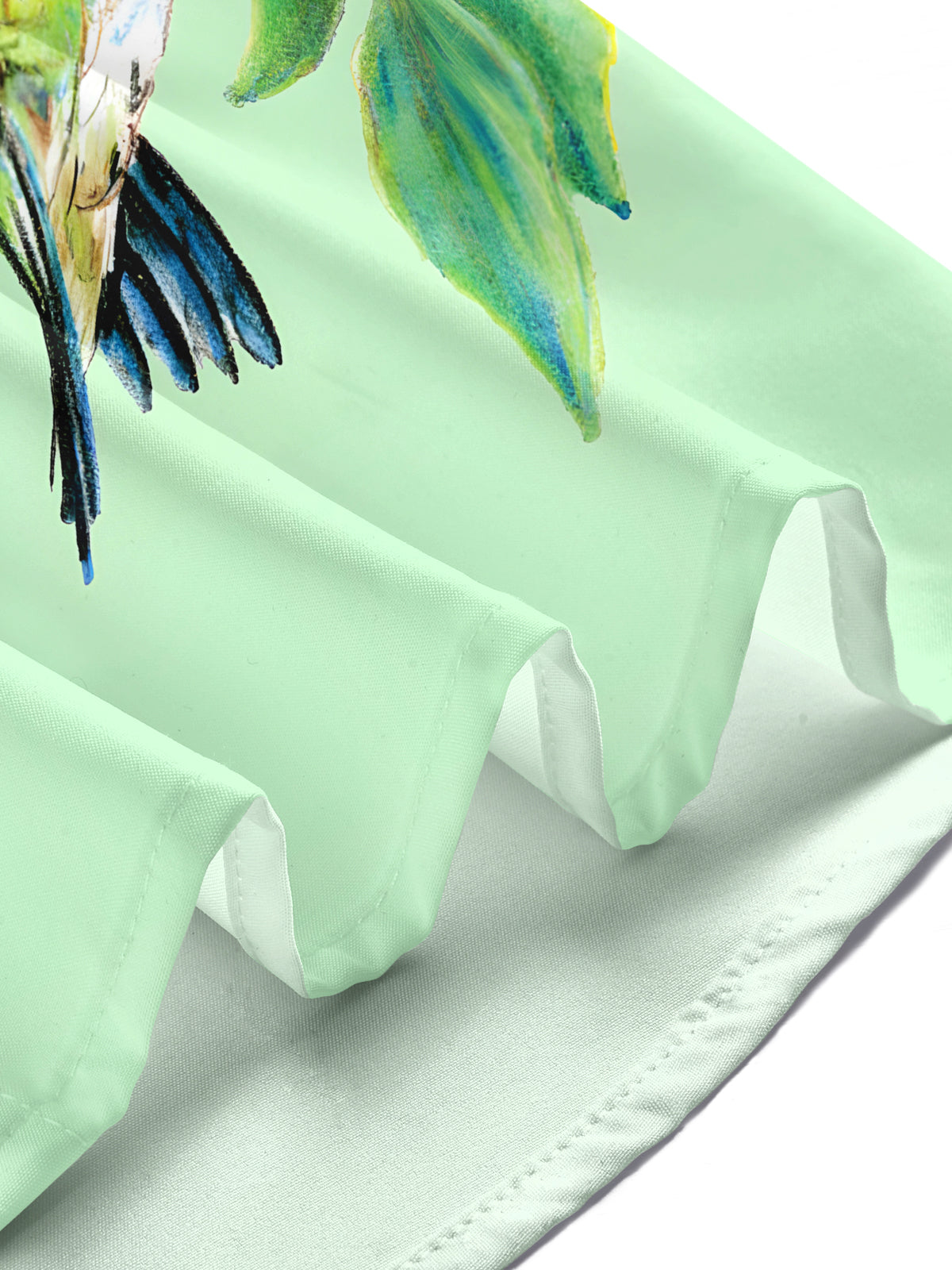 Bird Floral Men's Pocket Short Sleeve Shirts