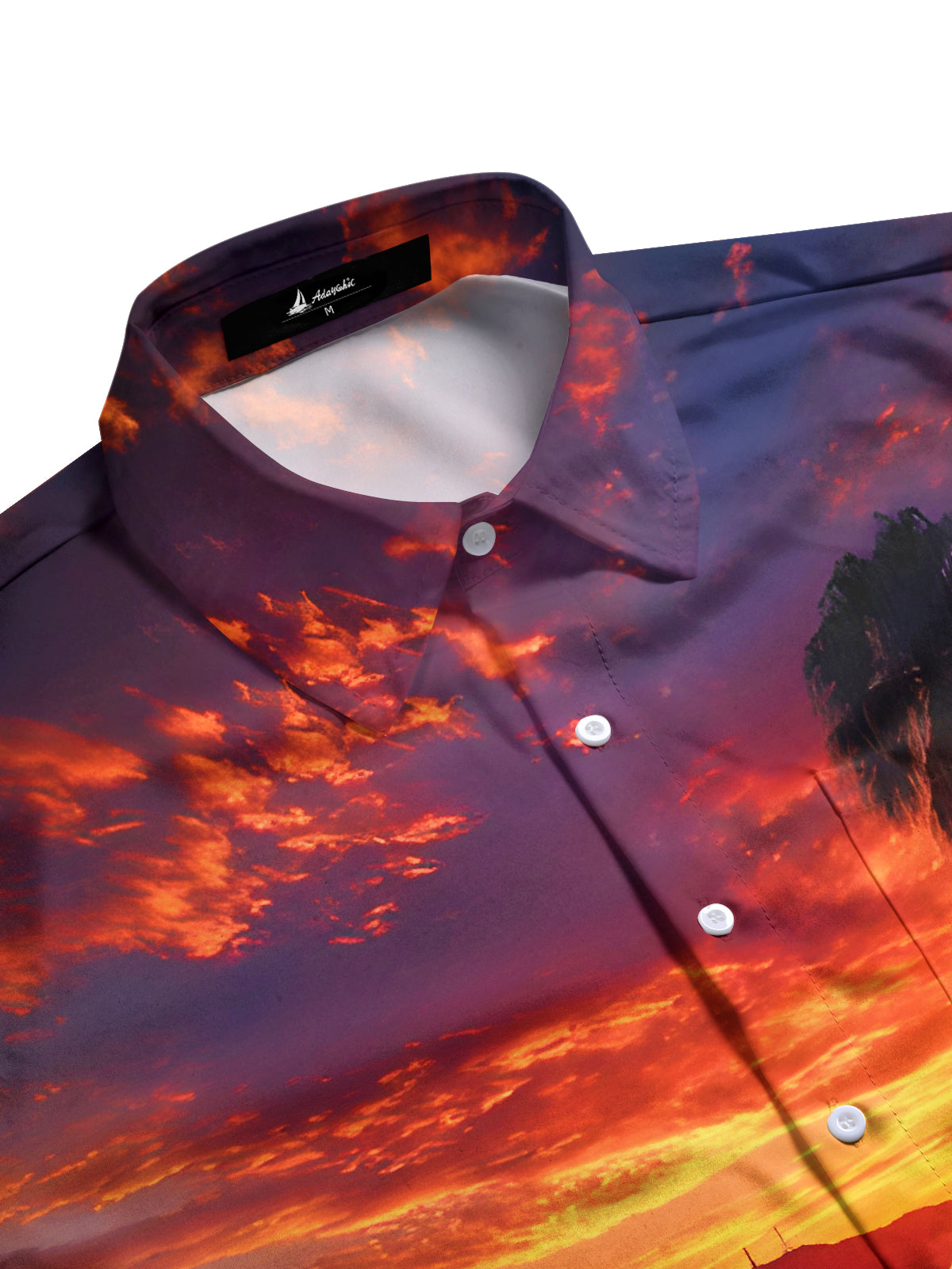 Sunset Men's Pocket Short Sleeve Shirts