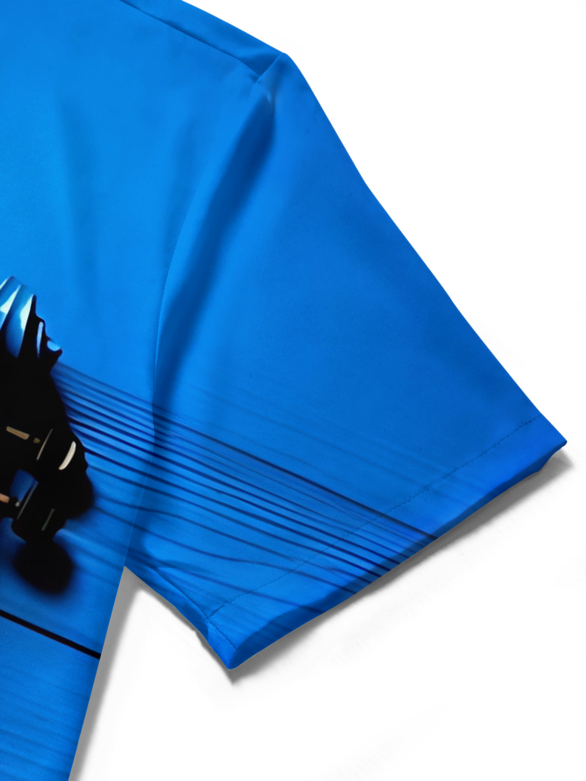 Musical Note Print Men's Pocket Short Sleeve Shirts