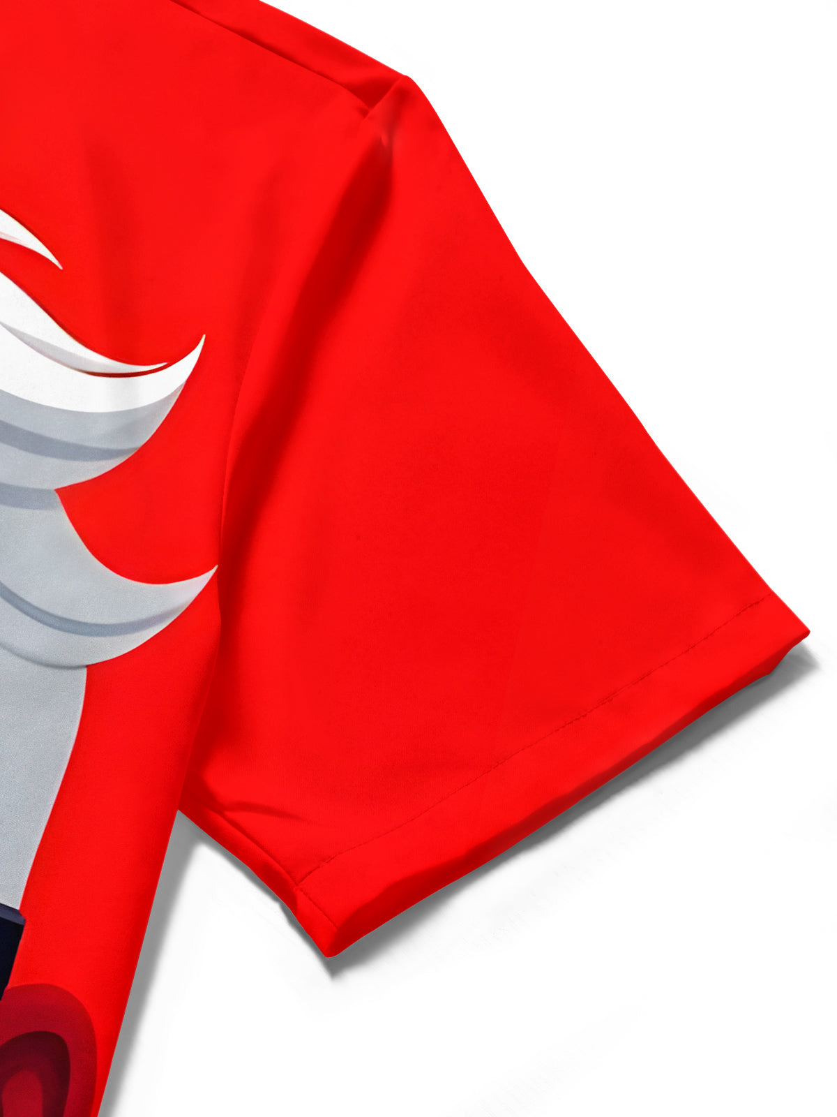 Santa Claus Sunglasses Men's Pocket Short Sleeve Shirts